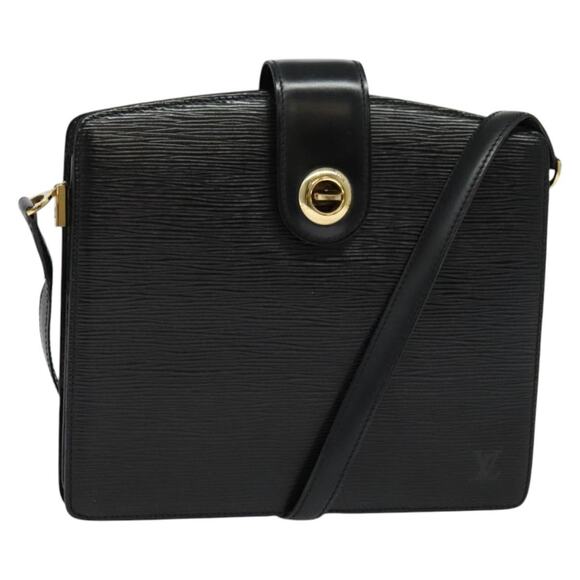 LOUIS VUITTON Epi Capuchin Shoulder Bag Black M52342 - Picture 1 of 16